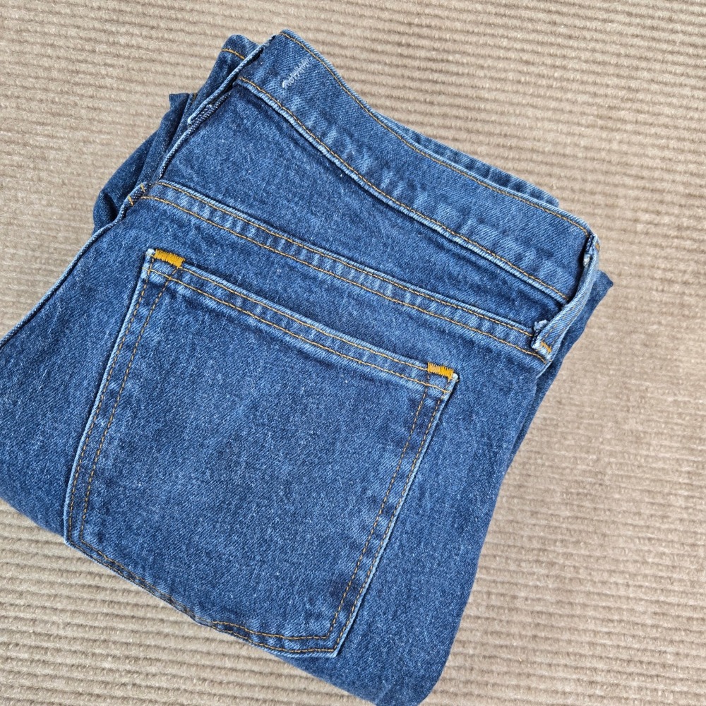 Abercrombie & Fitch Womens 31/12R Blue 90s Straight Ultra High Rise Jeans